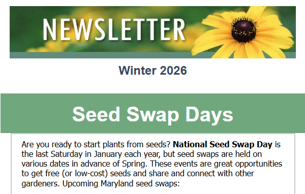 Thumbnail of the winter 2026 issue of the HGIC newsletter.