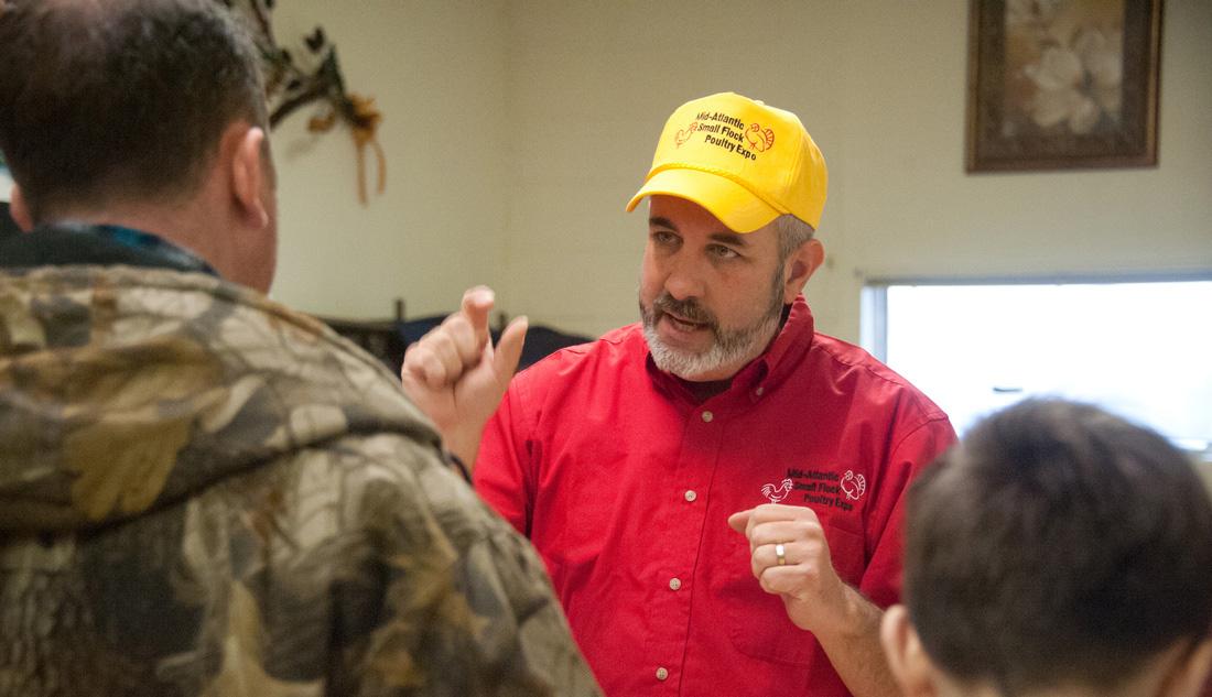 Extension Educator Jeff Semler is teaching at the Poultry Expo.