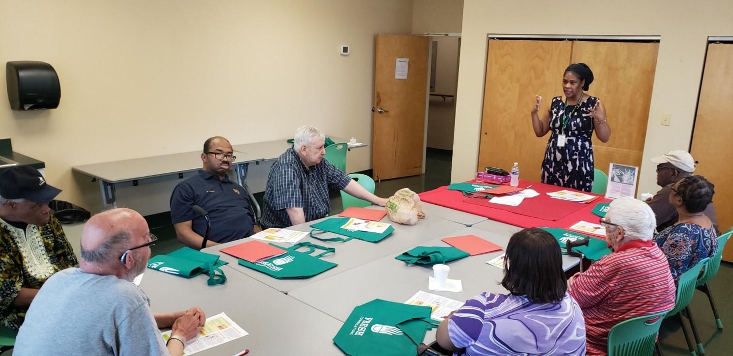 FCS Educator teaching class of older adults