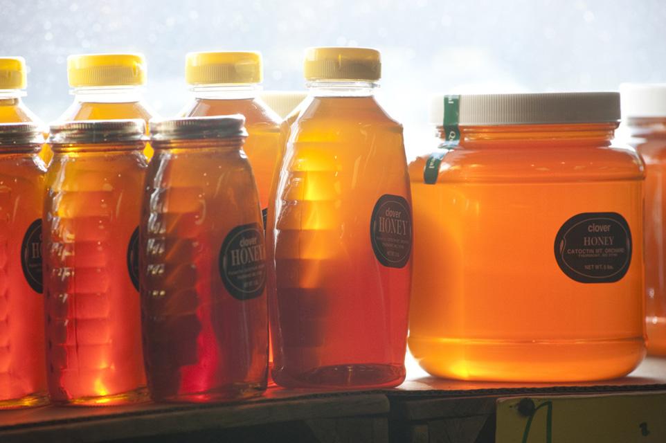 Jars of honey