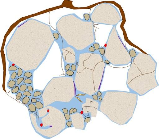 soil pore space graphic