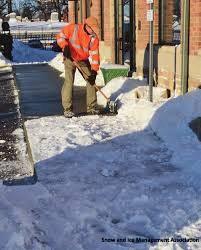 Shoveling snow