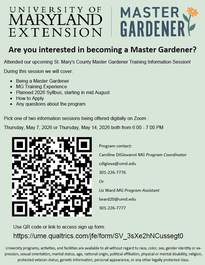 MG Training info session